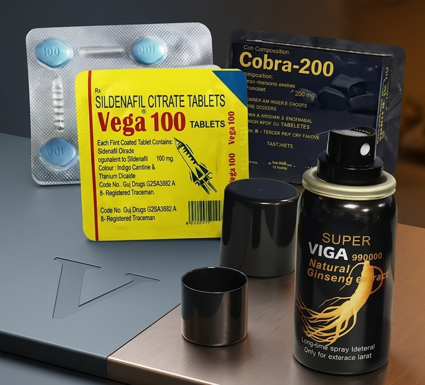 3 in 1 Big Offer   Vega one pack 4 tablet's  Cobra 200 1 pack 6 tablet's  Vega sapry 1 pack 45 ml